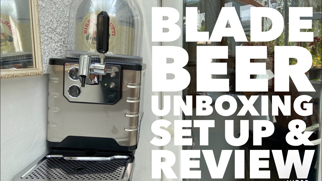 Heineken Blade Beer Dispenser Unboxing Set Up & Review With Birra Moretti Keg