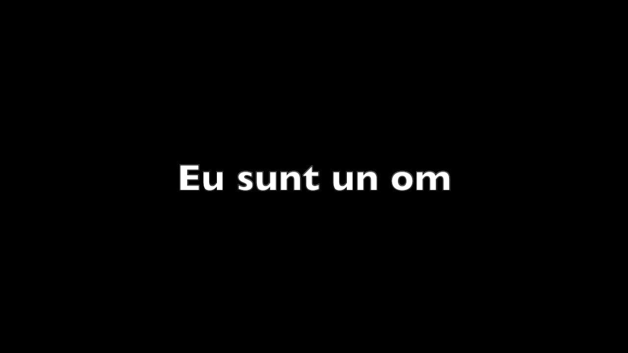 Eu sunt un om - Negativ Creștin