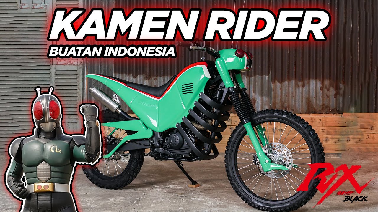 MOTOR BELALANG TEMPUR KLX SATRIA BAJA HITAM