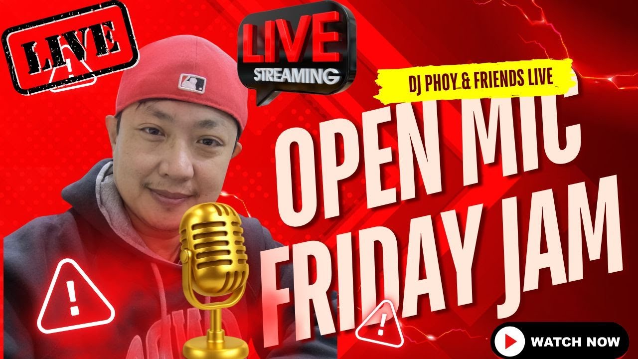 DJ PHOY  & FRIENDS OPEN MIC FRIDAY JAM #karaoke #music #setupwise #soundcheck