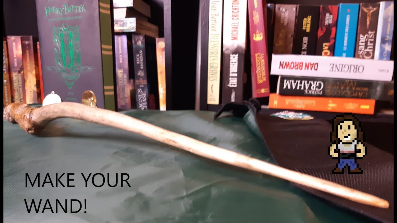 how to build / make your own harry potter wand ( carved out of branches)