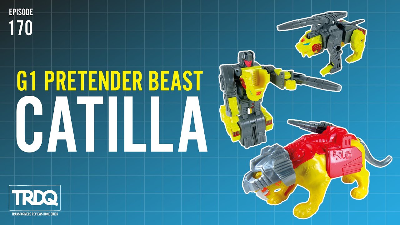 TRDQ: G1 Pretender Beast Catilla Review + Repugnus update!