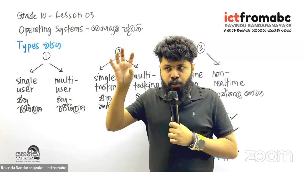 OL ICT Seminars - සාමාන්‍ය පෙළ තොරතුරු තාක්ශණය | Operating Systems Day 01 මෙහෙයුම් පද්ධති පළමු දිනය