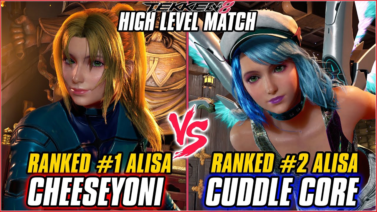 TEKKEN 8 ▰ CHEESEYONI (RANKED #1 ALISA) vs CUDDLE CORE (RANKED #2 ALISA) ▰ T8 HIGH LEVEL GAMEPLAY