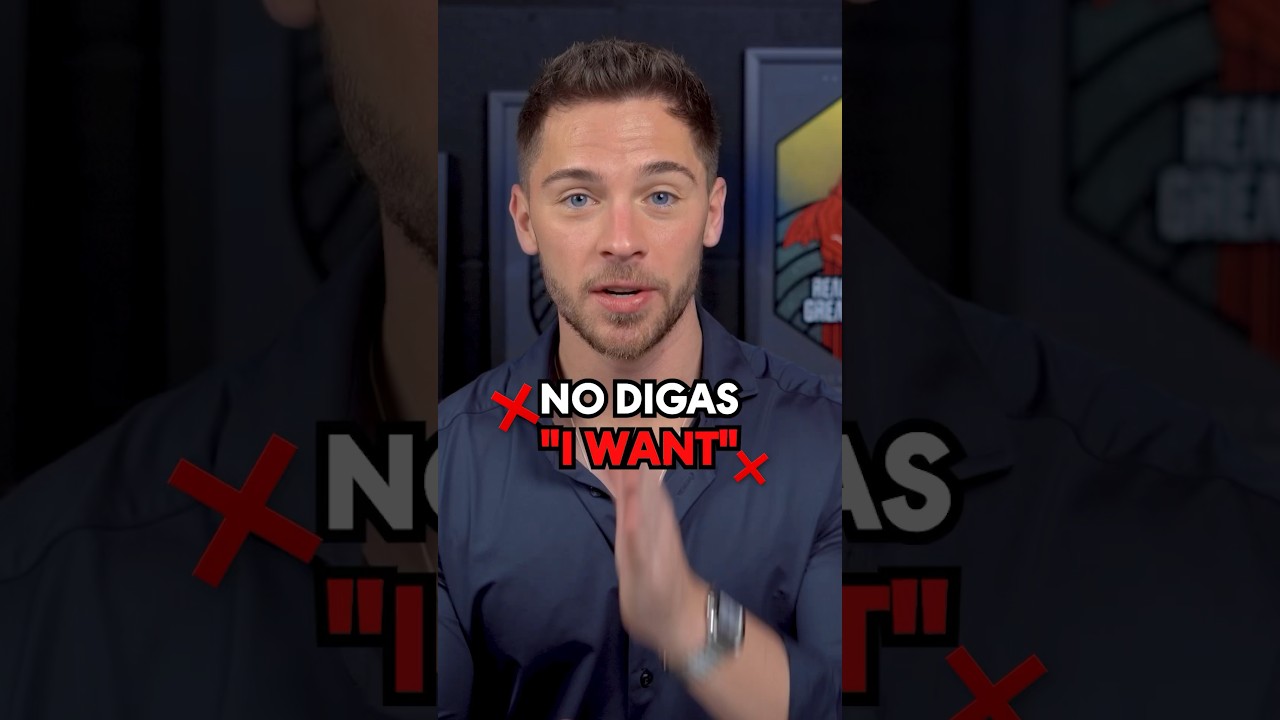 No digas I want para pedir algo en inglés ❌