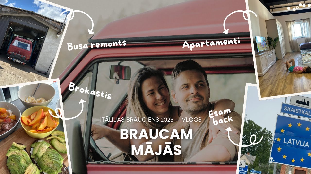 Ģimenes piedzīvojumu brauciens ar 1988. gada Volkswagen T3 — mājupceļš 