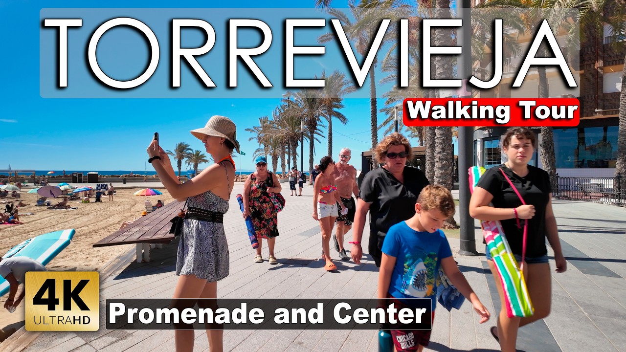Torrevieja - Promenade & Center, September 13, 2025 - Spain | Costa Blanca - Walking tour [4k 60fps]
