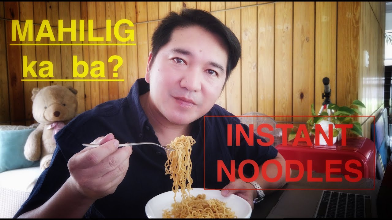 Pambansang ULAM: Instant noodles..masustansya ba?