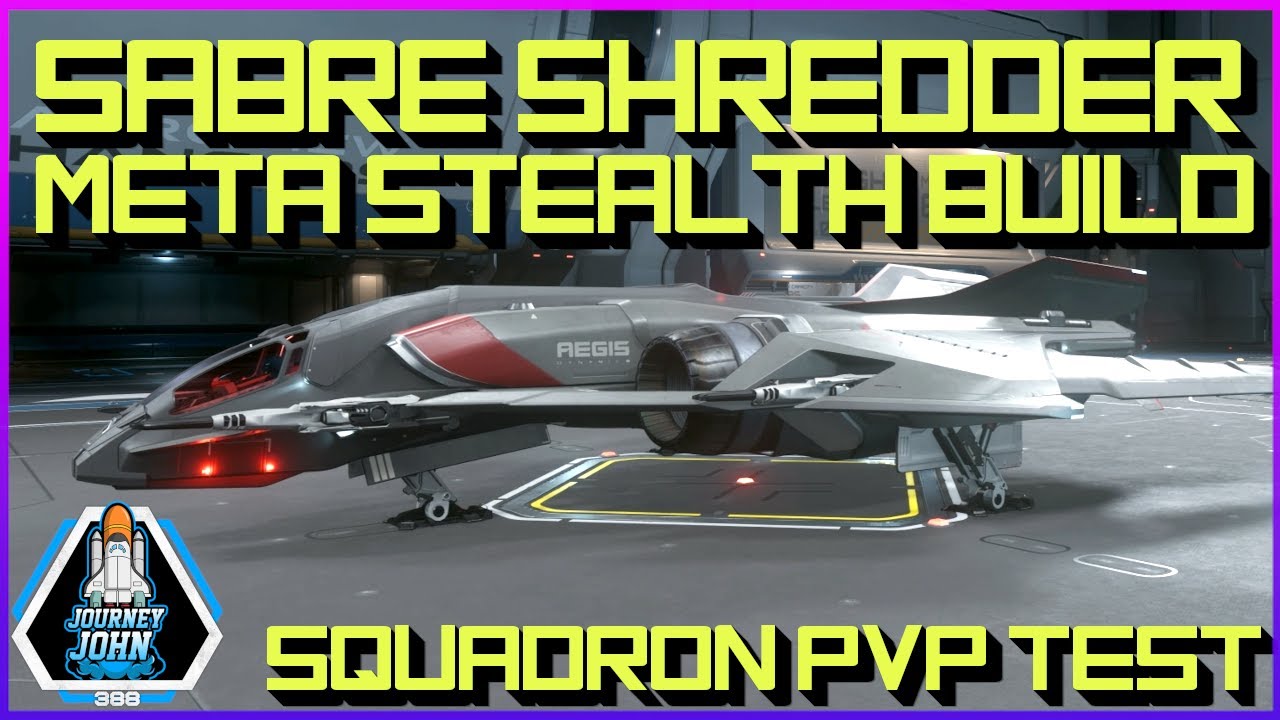 Star Citizen 4.5 — Тест мета-стелс-билда Aegis Sabre и баллистического PvP Shredder с инженерным ...
