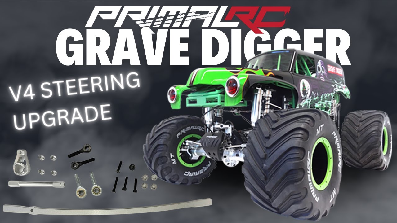 PRIMAL RC Monster Truck V4 Steering