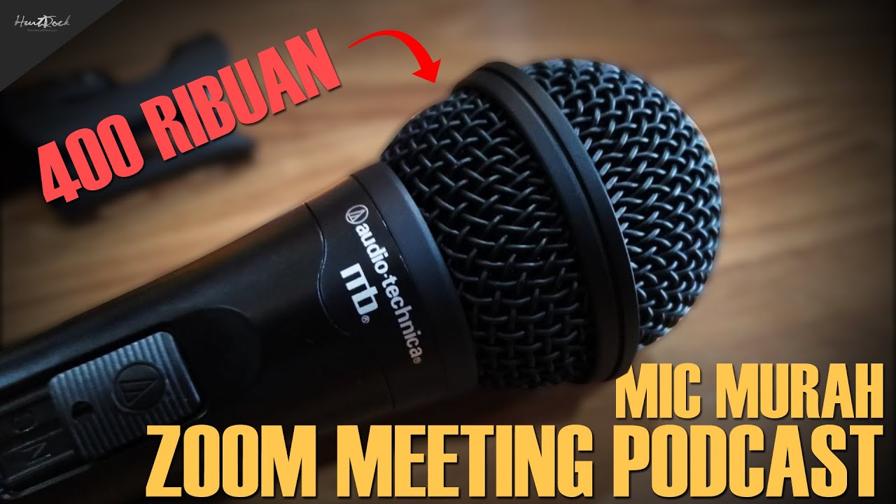 MIC DYNAMIC MURAH TERBAIK DI 2021 - Audio Technica MB1K [] Tes Suara & Fitur