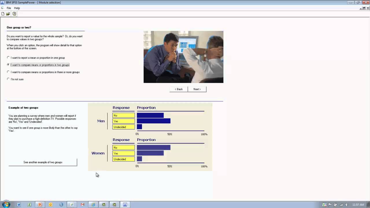 How to Use SPSS: Estimating Appropriate Sample Size