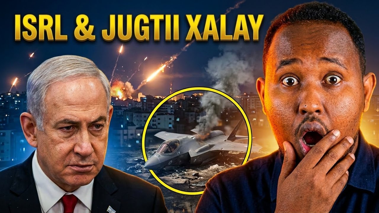 Netanyahu & Ai kale: F-35 oo lagu dhacay & Jugtii xalay ku dhacay ISRL!!