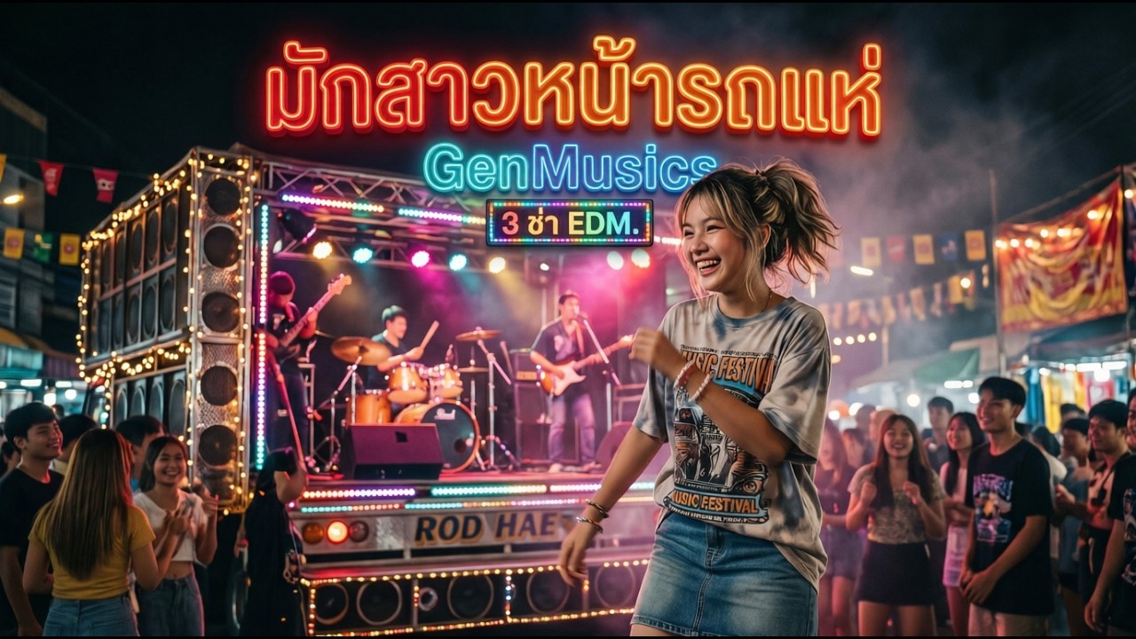 มักสาวหน้ารถแห่ GenMusics