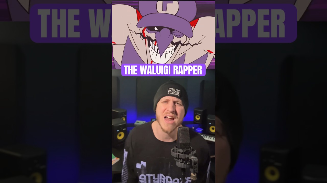 The Waluigi Rapper himself 😈 #waluigi #rapper #supersmashbros #mashed #rap