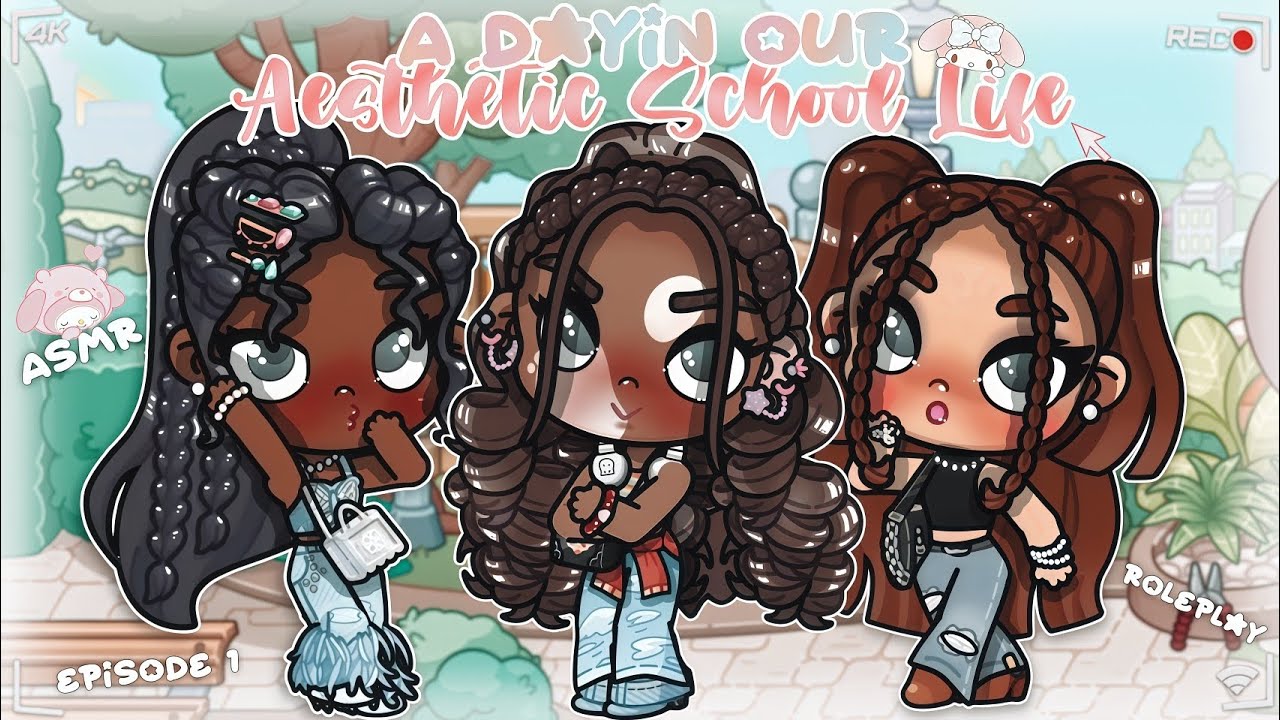 Один день из нашей эстетической школьной жизни || &bull;Эпизод 1 || ASMR || Ролевая игра по мотивам &laquo;М...