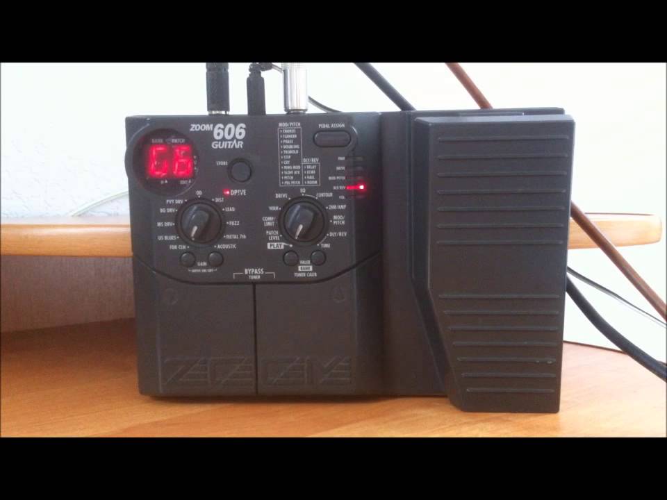 Гитарный процессор  ZOOM 606 Guitar effects