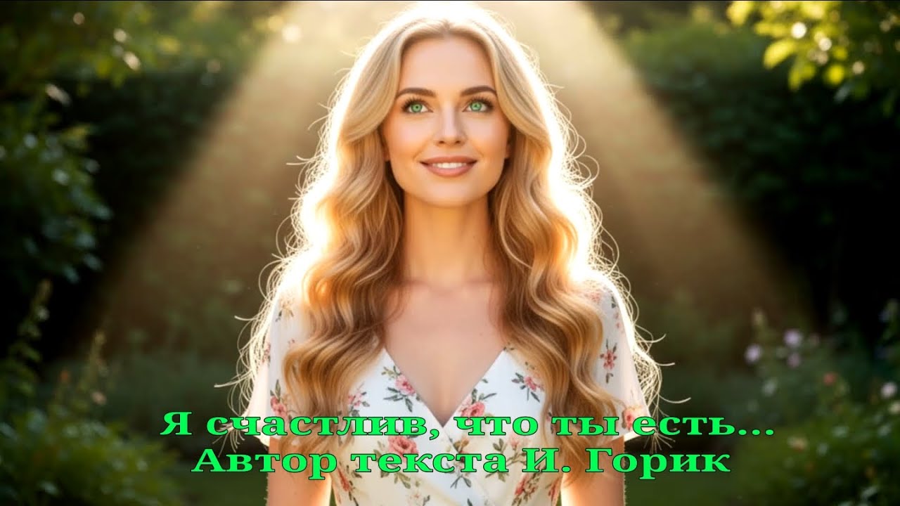 Я счастлив, что ты есть...