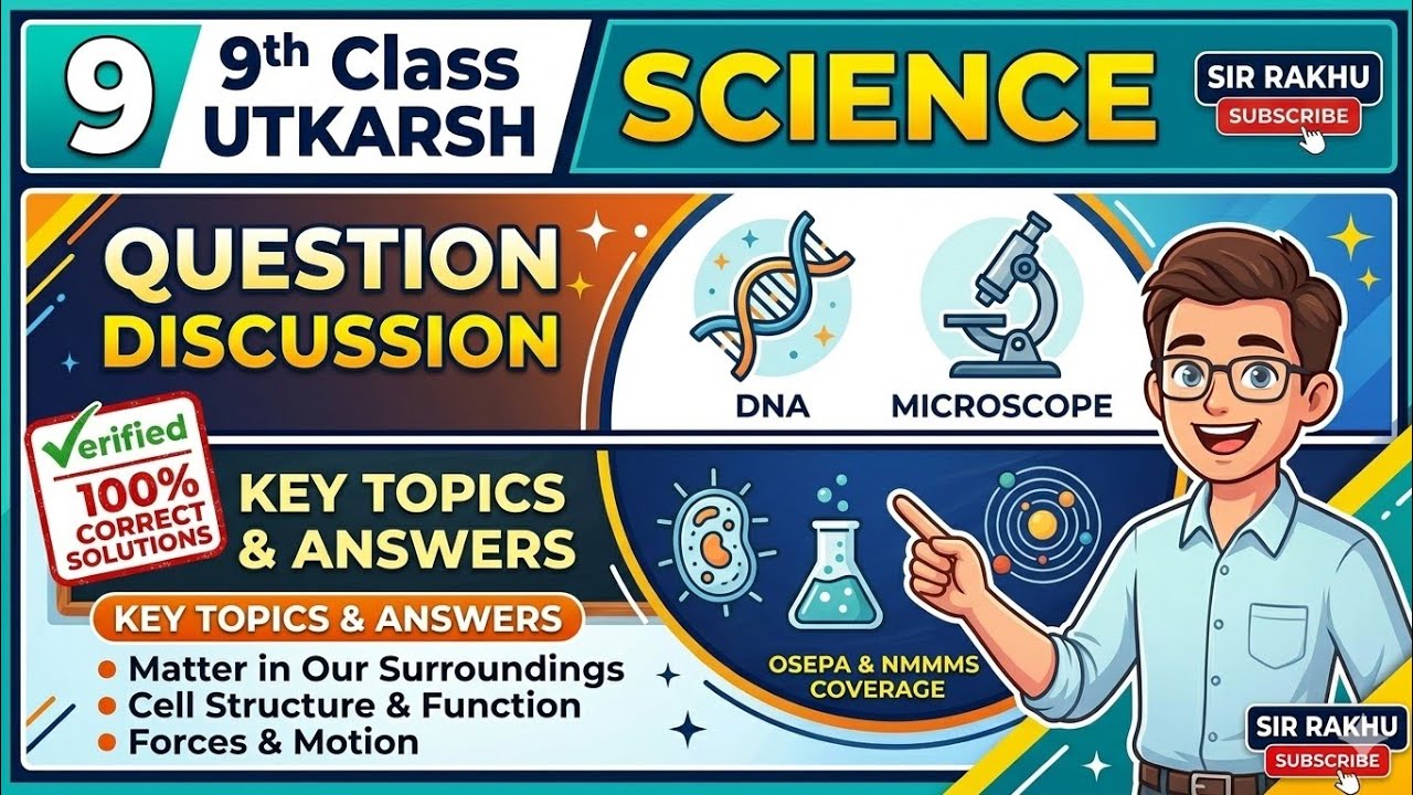 Utkarsh Science question 2026 discussion 