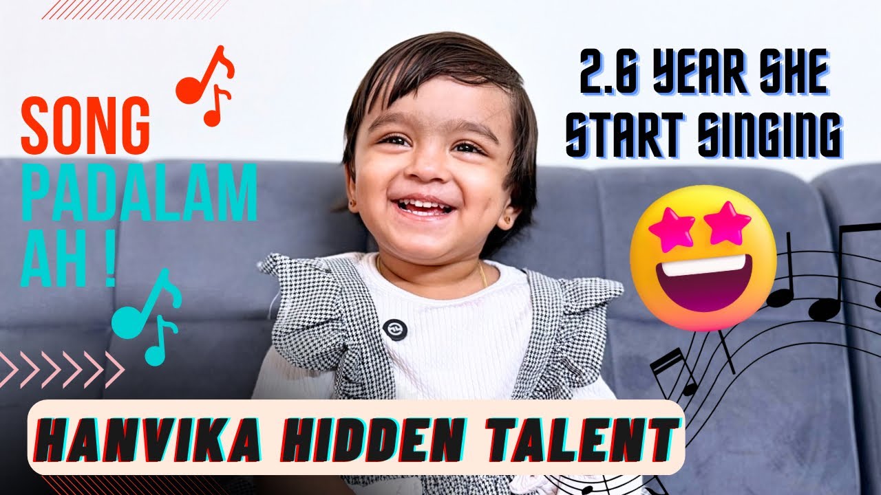 2.6yrs la irunthe baby singer agitan 🤗 epdi paduran paruga 😍 
