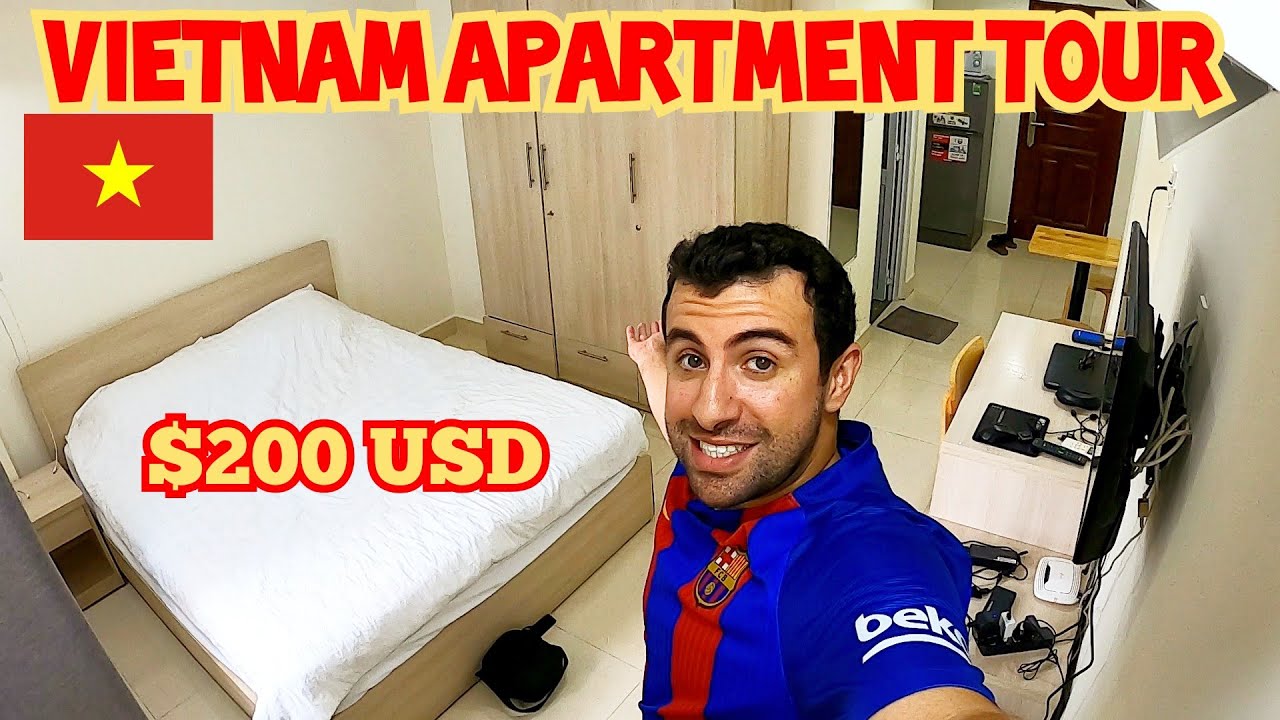 CHEAP HO CHI MINH CITY APARTMENT TOUR & Renting Information in VIETNAM 2022