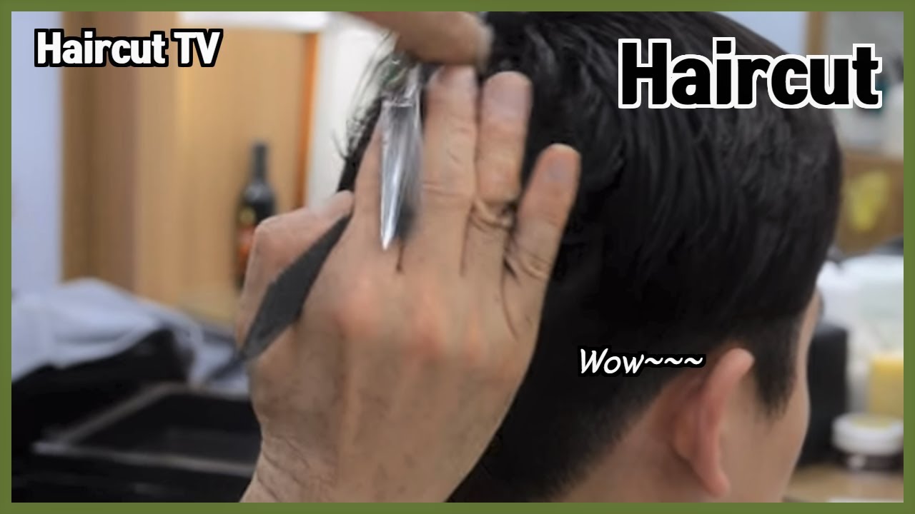 two block men's haircut