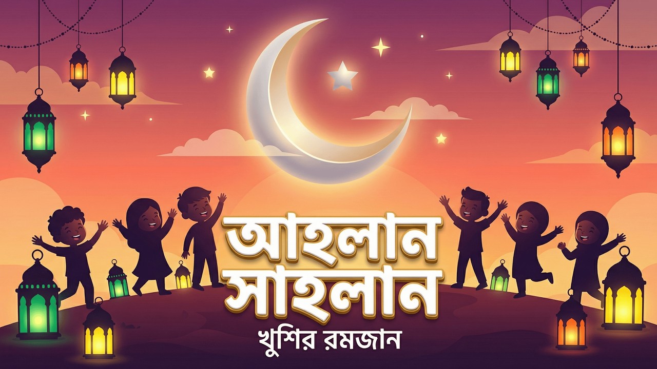 “পশ্চিম আকাশে বাঁকা চাঁদ” একটি আনন্দময় ও হৃদয়স্পর্শী রমজান নাশিদ | Rojar Gojol 2026