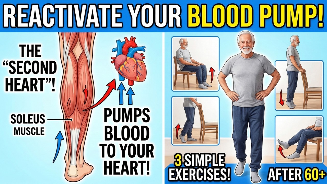The Muscle That Pumps Blood Back to Your Heart — 3 Exercises to Reactivate It After 60