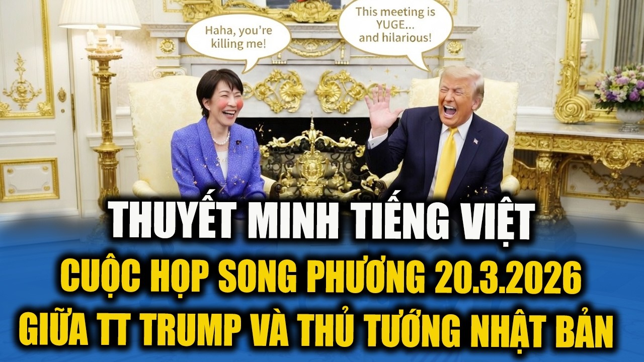 THUYẾT MINH! C&acirc;u n&oacute;i h&agrave;i hước của TT Trump khiến Thủ tướng Nhật Bản cười ngất!