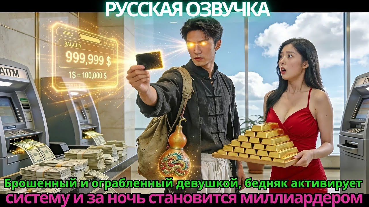 Брошенный и ограбленный девушкой, бедняк активирует систему и за ночь становится миллиардером