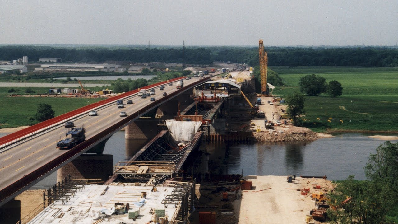A 9: Ersatzneubau der Elbebrücke Vockerode (Dokumentation © 2000)