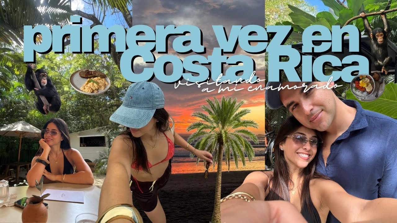 conociendo costa rica por primera vez 🇨🇷 y primer vlog de viaje!!! 