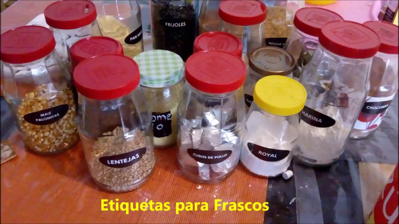 Etiquetas Para Frascos// Organiza Tu Alacena// Kaeri Beauty Blop