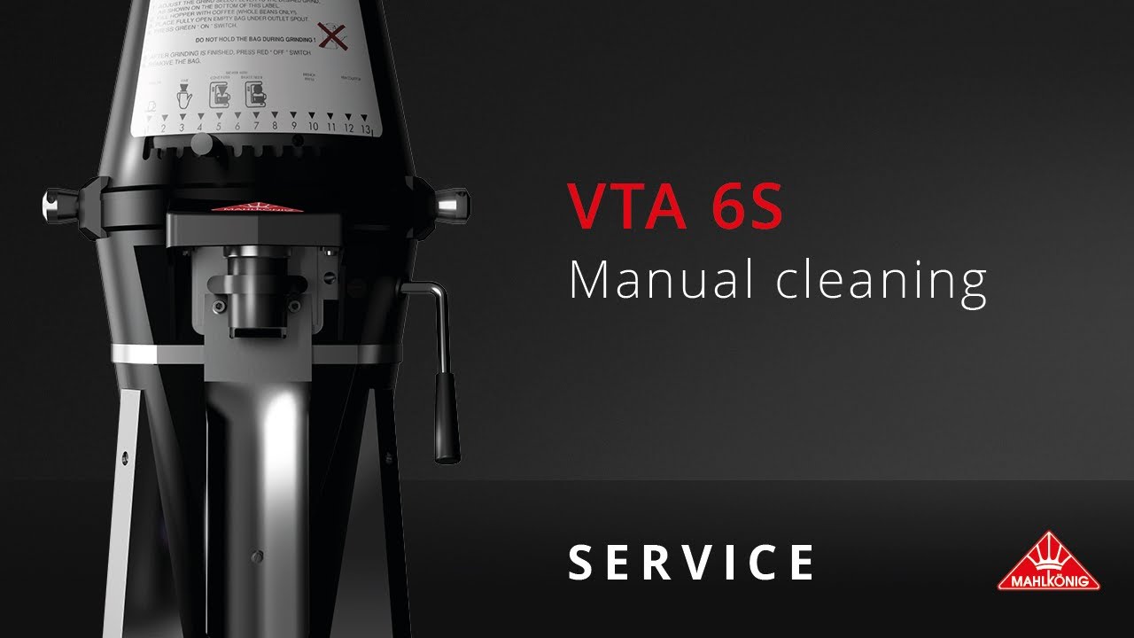 Mahlkönig VTA 6S | Manual cleaning