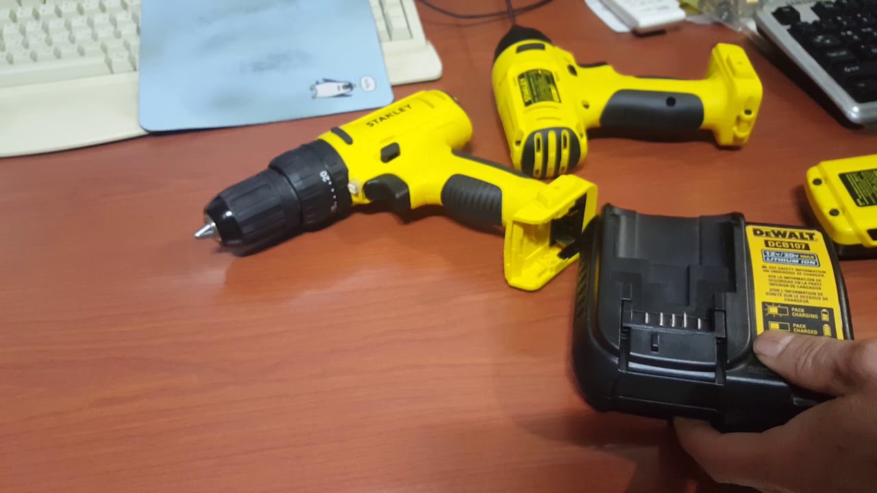 디월트10 8v 스텐리10 8v 배터리 충전기 호환방법 고장수리 220v개조