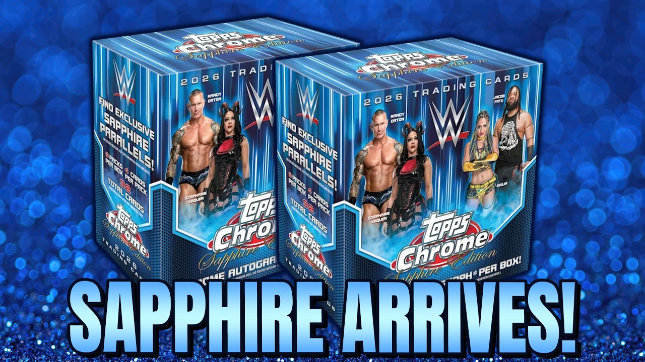 Сапфир прибыл!! **Огромный красный автограф** | Обзор коллекционной карты Topps Chrome WWE Sapphi...