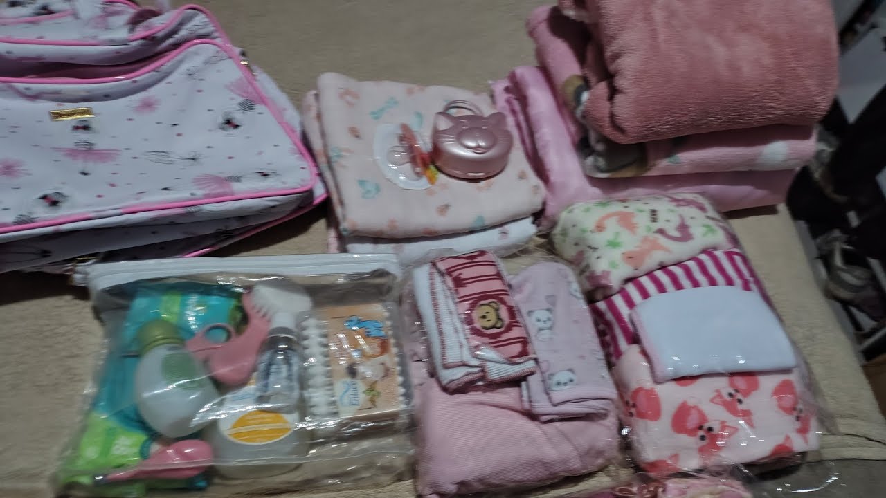 Mala maternidade da mamãe e da bebê Alice tudo pronto  🥹🤰🏻