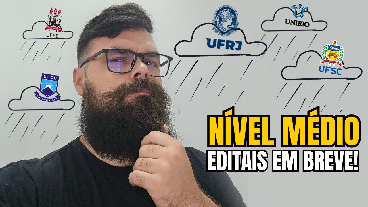 ☔ Uma CHUVA de CONCURSOS p/ UNIVERSIDADES FEDERAIS acontecer&aacute; EM BREVE!