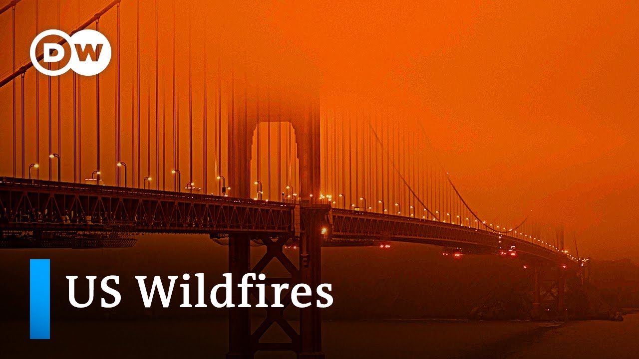 Deadly wildfires sweep across US west coast | DW News