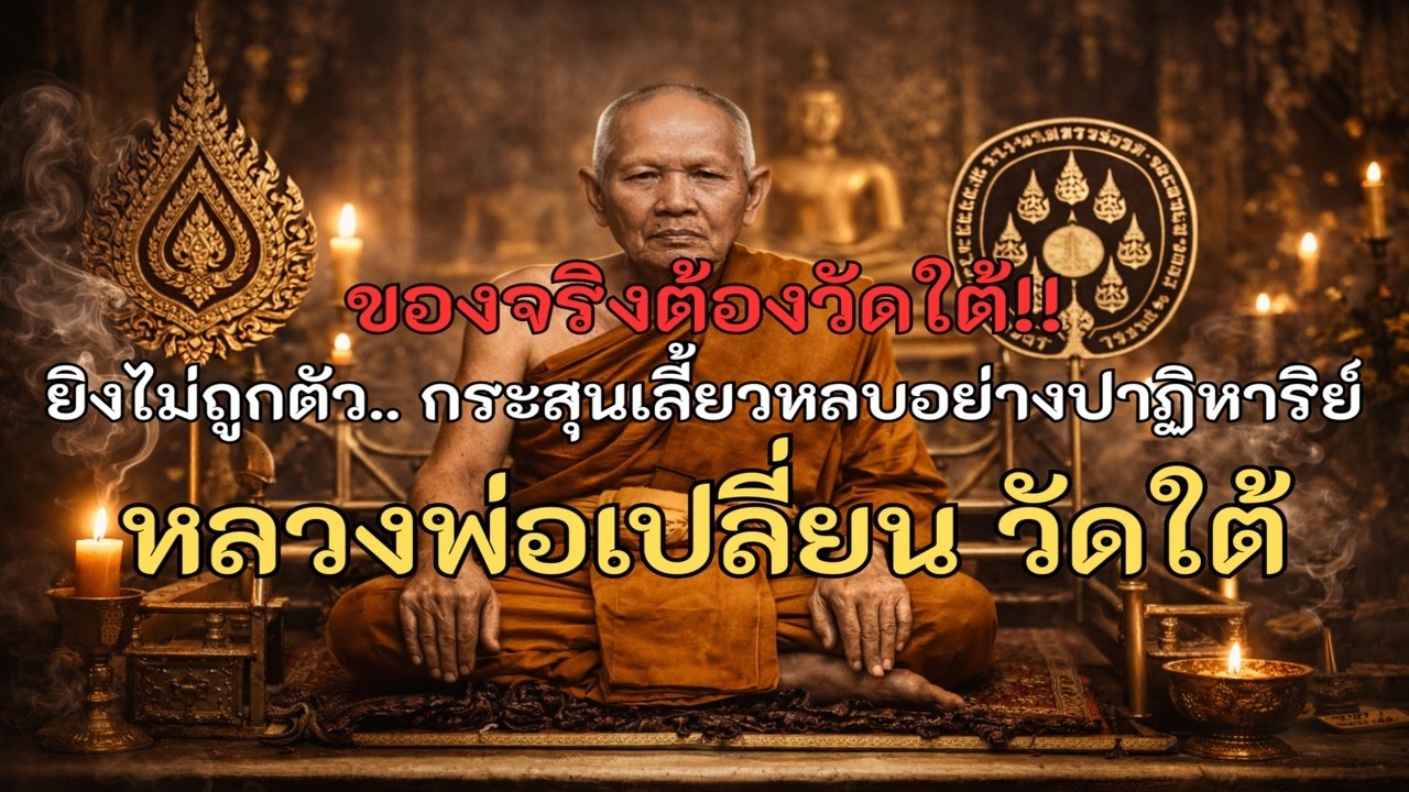 หลวงพ่อเปลี่ยน วัดใต้ | 1 ในยอดเกจิ ยง-คง-เปลี่ยน-อิ่ม สยบวิญญาณป่า สรีระไม่เน่าเปื่อย ของจริง!