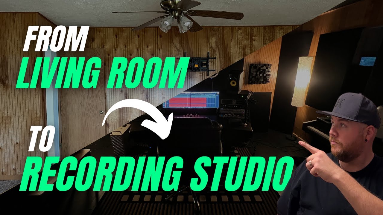 Living Room RECORDING STUDIO Conversion - NEW STUDIO BUILD