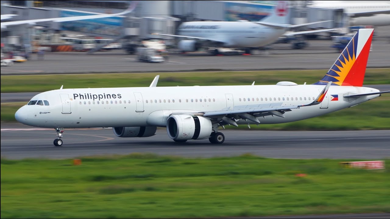 Philippine Airlines Airbus A321neo RP-C9936 Landing at HND 34L | Tokyo Haneda | RJTT