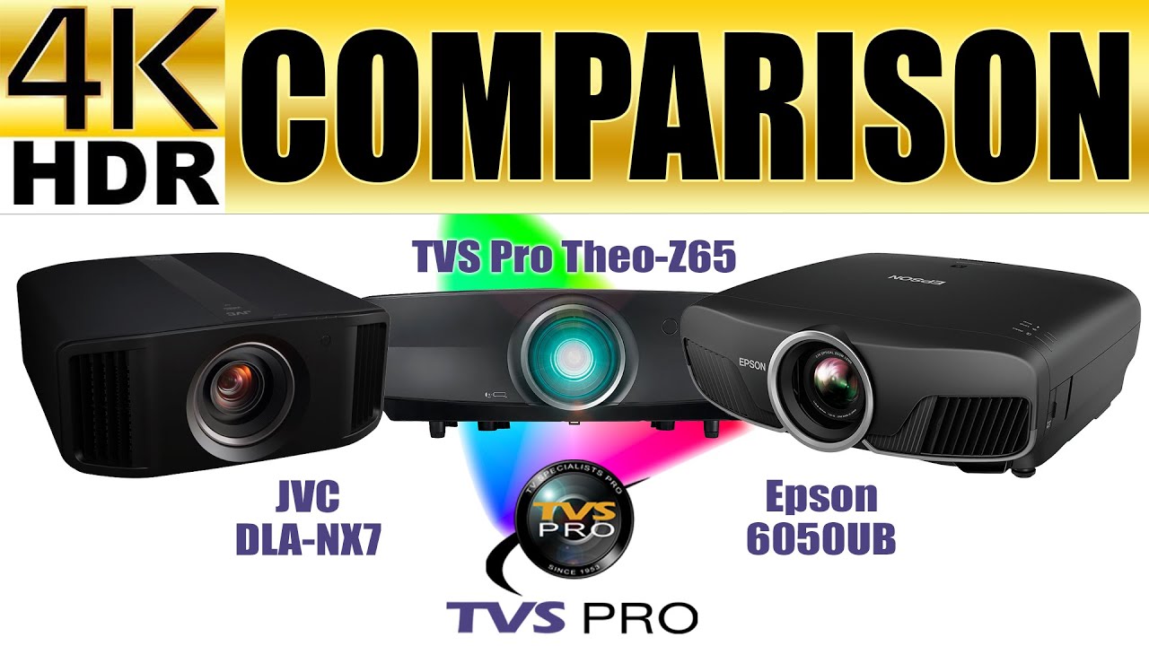 Сравнение проекторов JVC DLA-NX7, Epson 6050UB и TVS Pro Theo-Z65 4K HDR (см. описание)