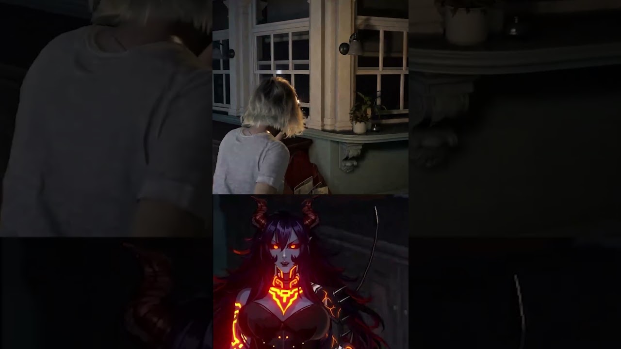 Running Into That Creepy A$$ Monster in Resident Evil 9 #vtuber #virtualyoutuber #horror
