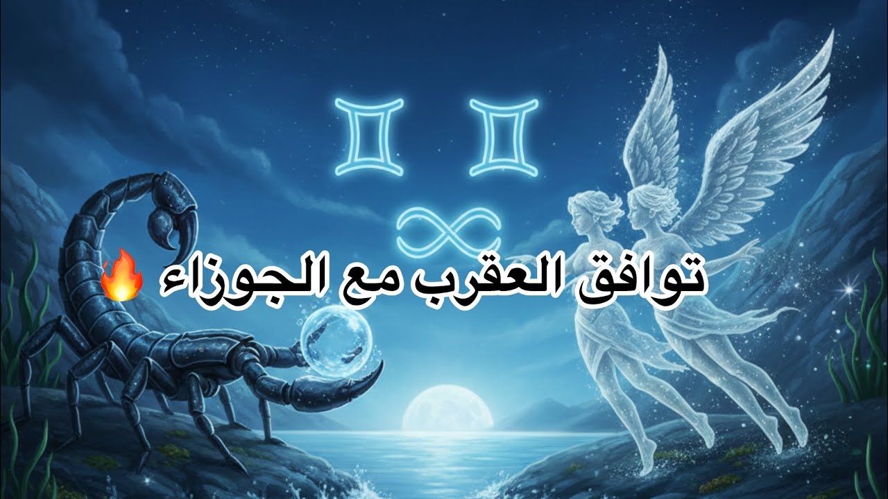 توافق برج العقرب مع الجوزاء 😈♏♊ حب ولا لعبة عقول