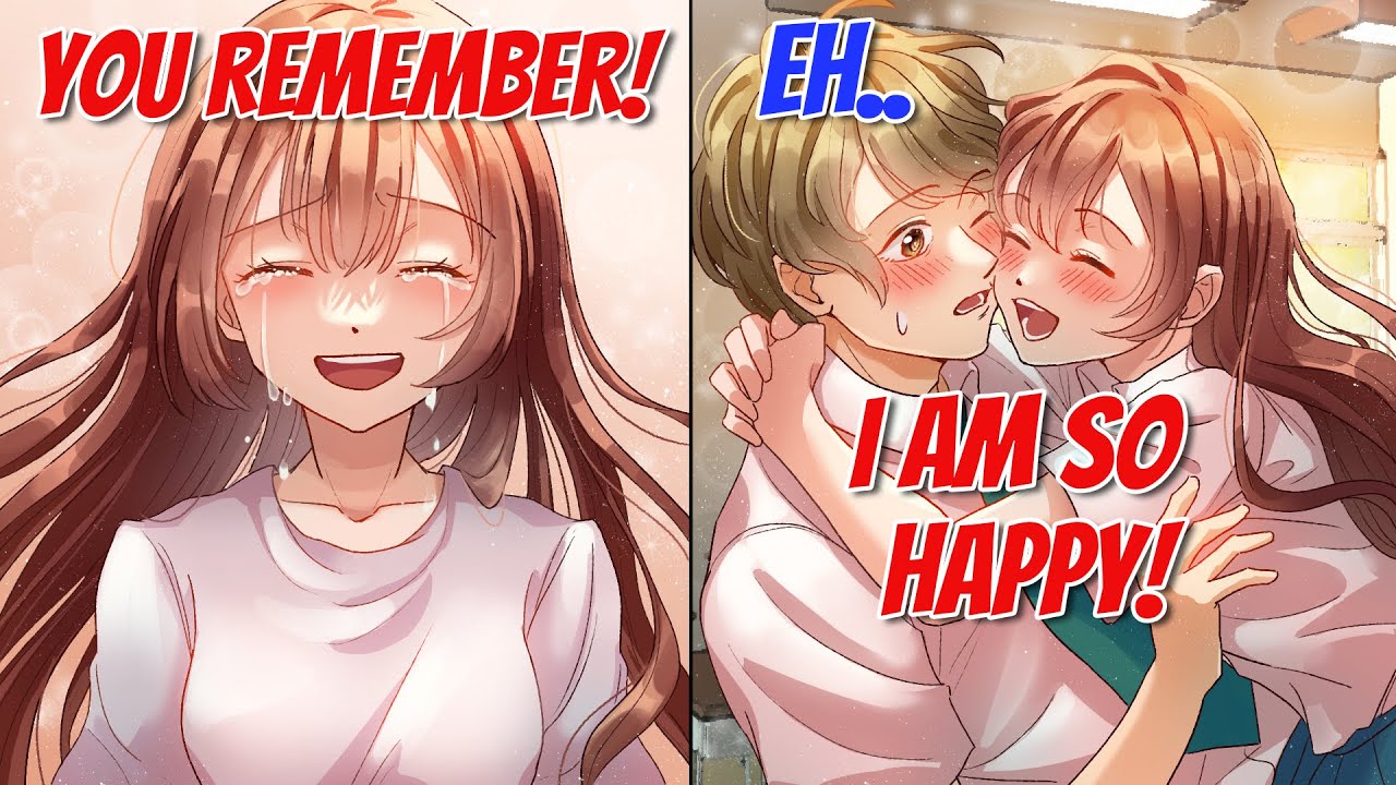 【Manga】Attractive transfer student suddenly embraced me and i found out that she was...【RomCom】