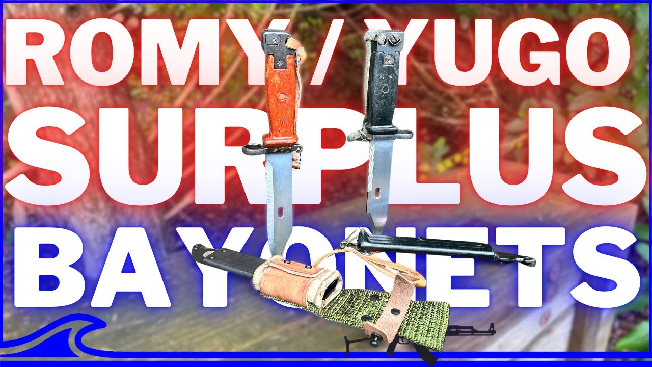 Yugoslavia & Romania = Some of the BEST SURPLUS In The World! AIMS 74 and Yugo M70 AK Bayonets!