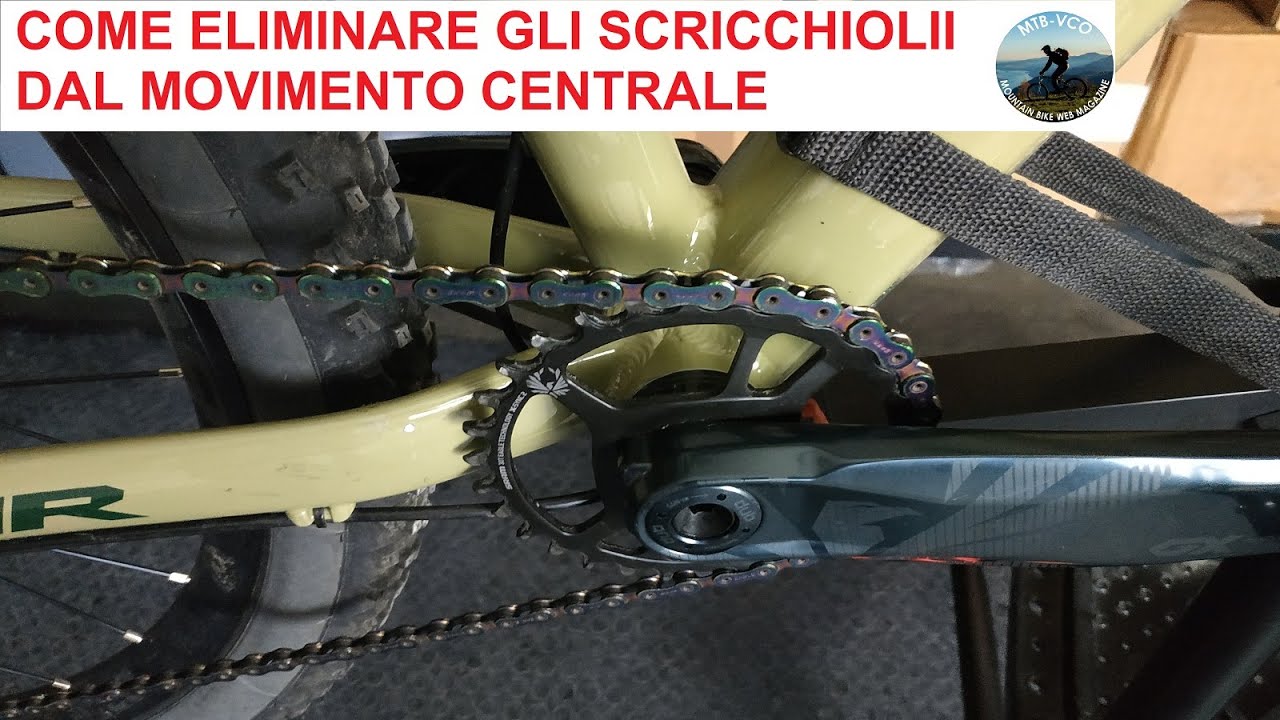 Come eliminare gli scricchiolii dal movimento centrale