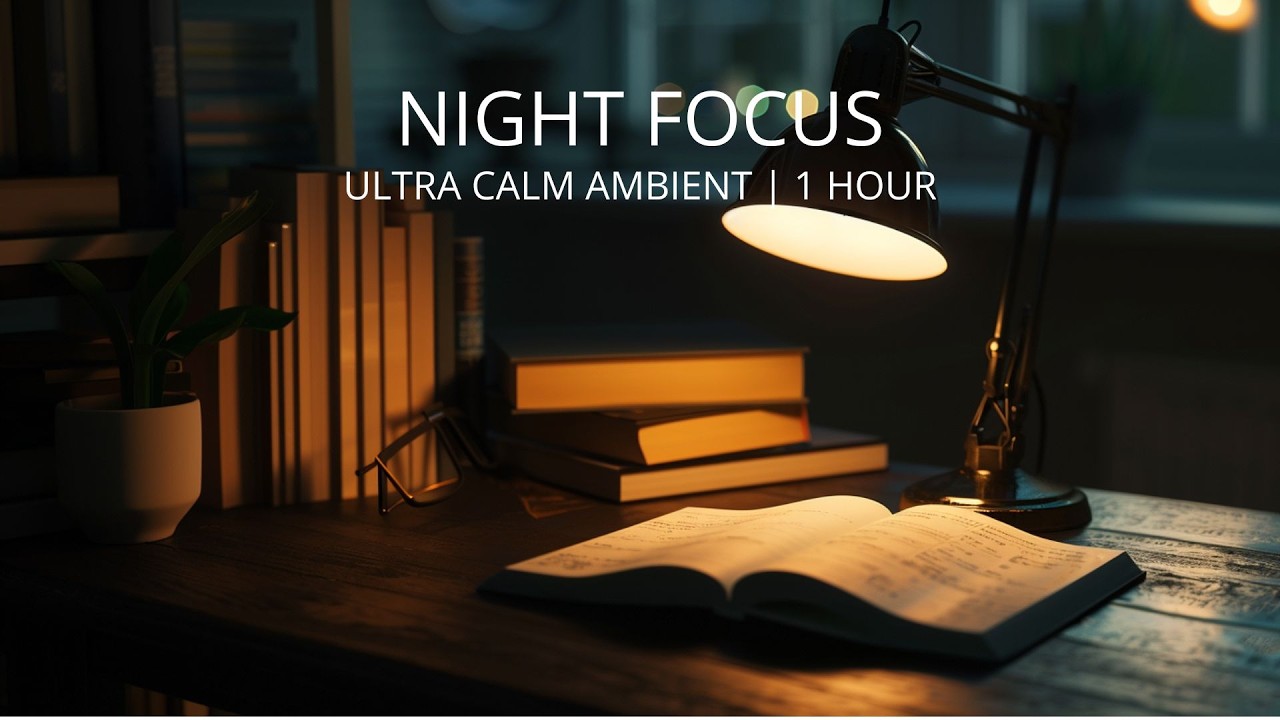 Night Study Music | Ultra Calm Deep Focus | Cinematic Concentration | 1 Hour