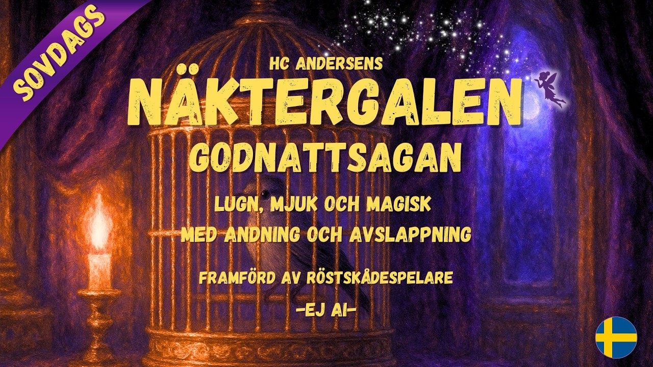 Näktergalen | Godnattsaga med avslappning | Sagoväsen